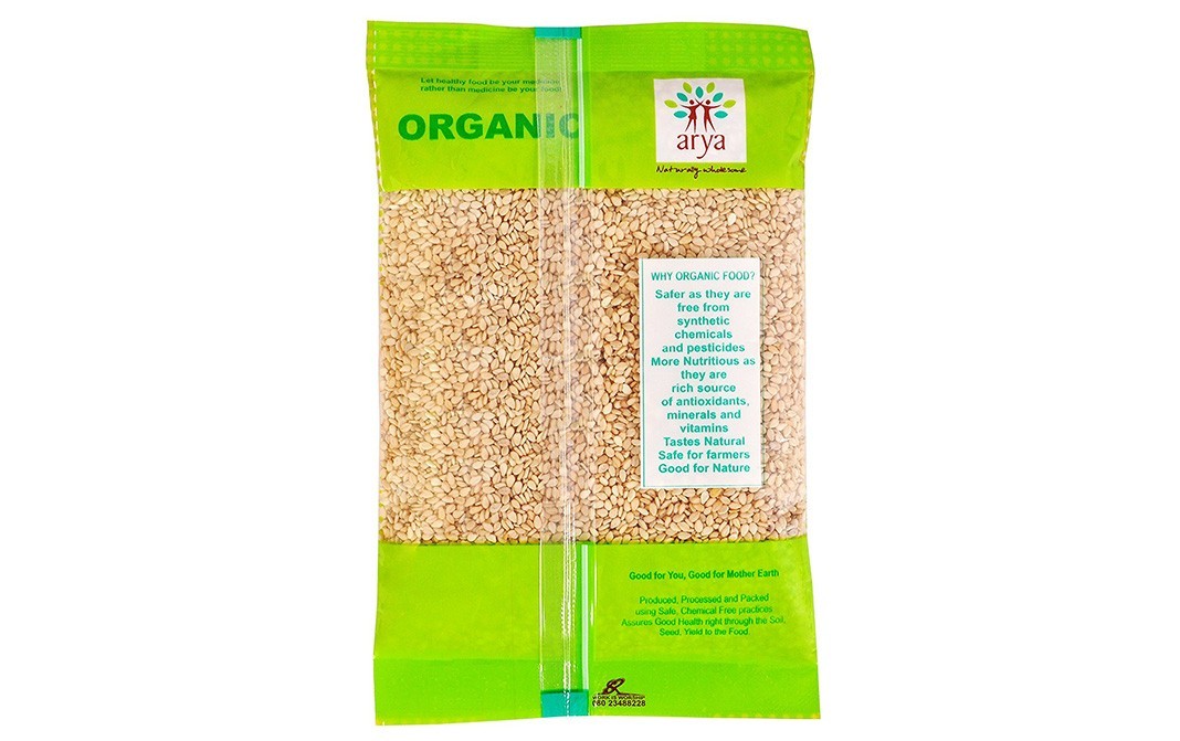 Arya Organic Sesame White    Pack  100 grams